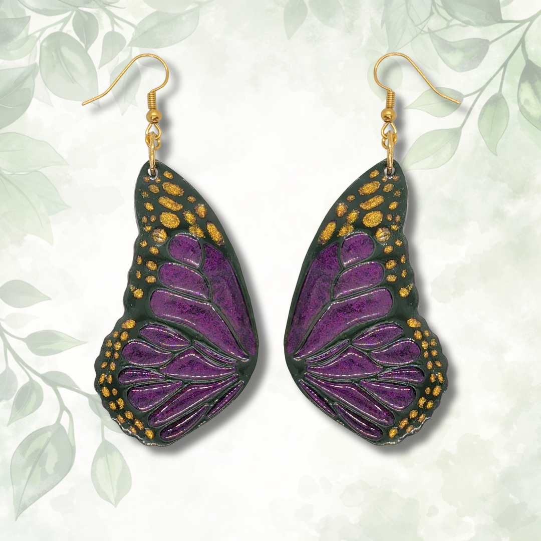 Mystic Meadow (Fae and Flutter Earrings)