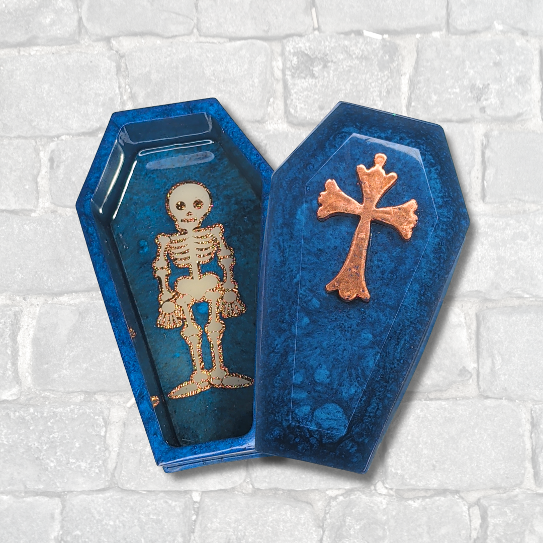 Saphire Heirloom Coffin Box