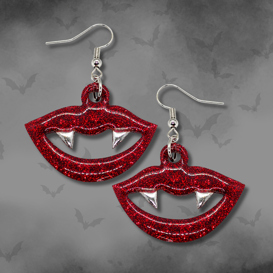 Bite Me (Vampire Teeth Earrings)