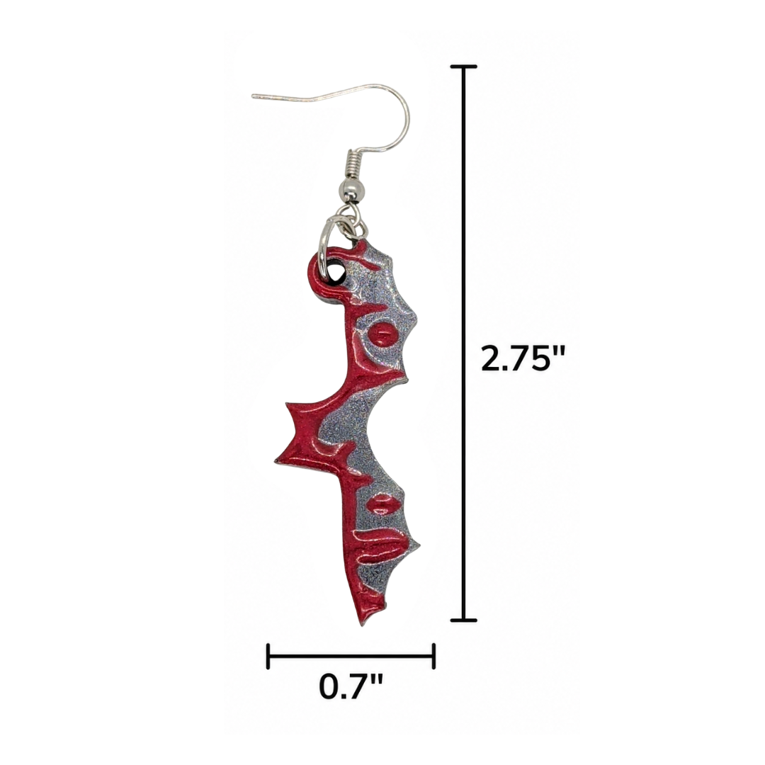 Bloody Little Things (Bat Earrings)