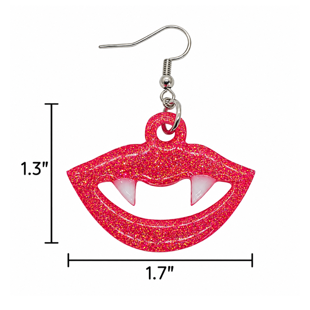 Bite Sized Crush (Vampire Teeth Earrings)