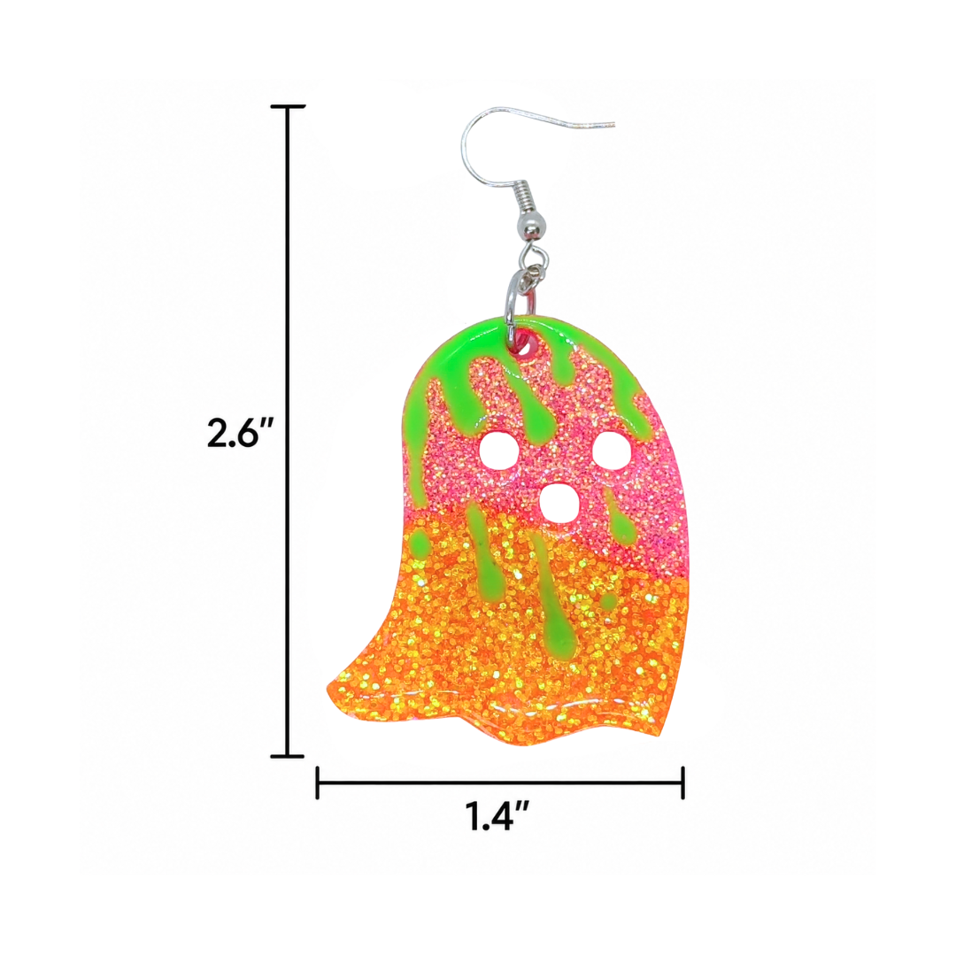 Neon Nuisance (Ghost Earrings)