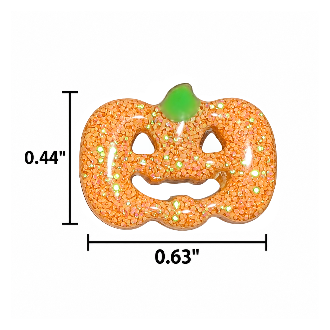 Sugar-Dusted Jack (Jack-O-Lantern Stud Earrings) (Copy)