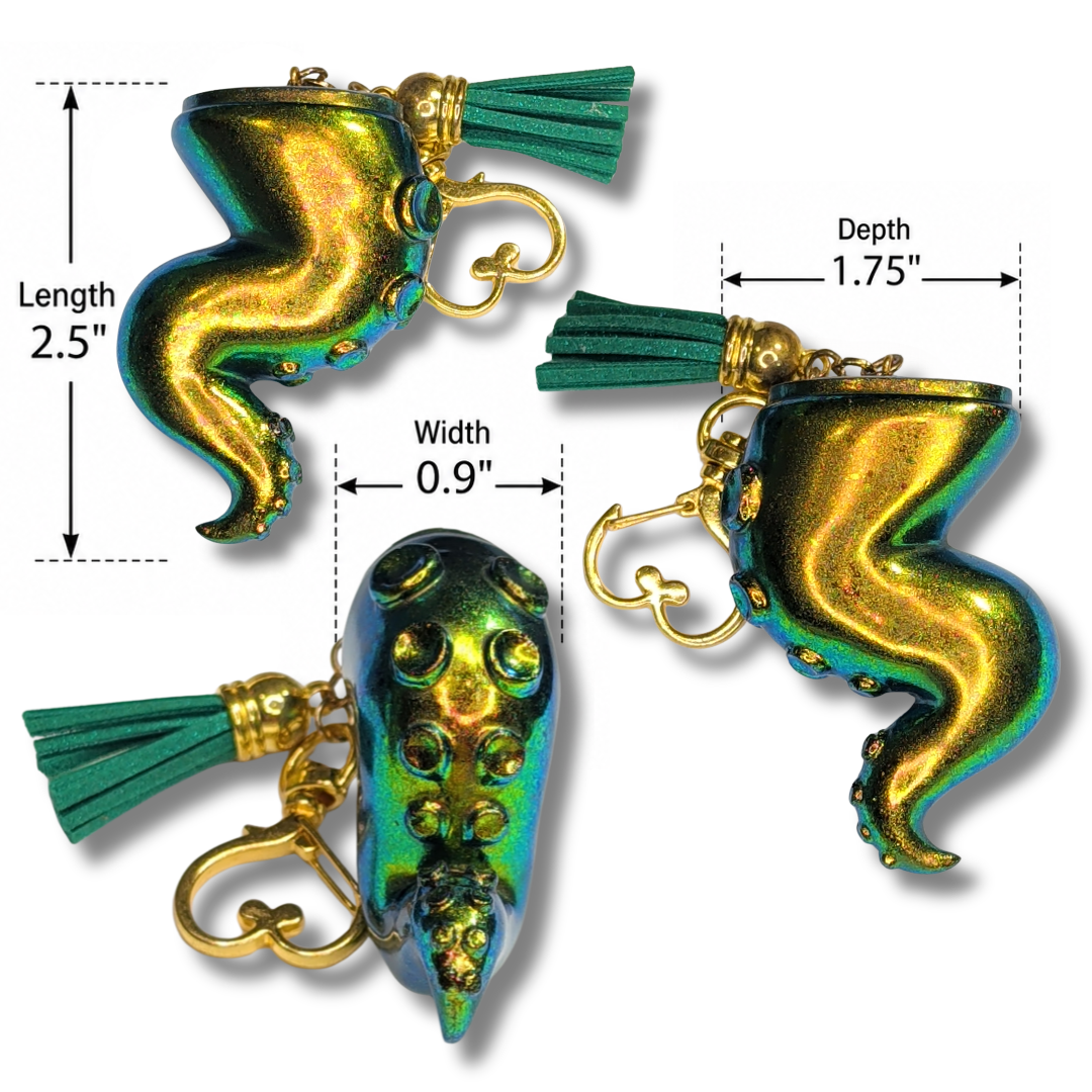 Cthulhu's Awakening Tentacle Resin Keychain