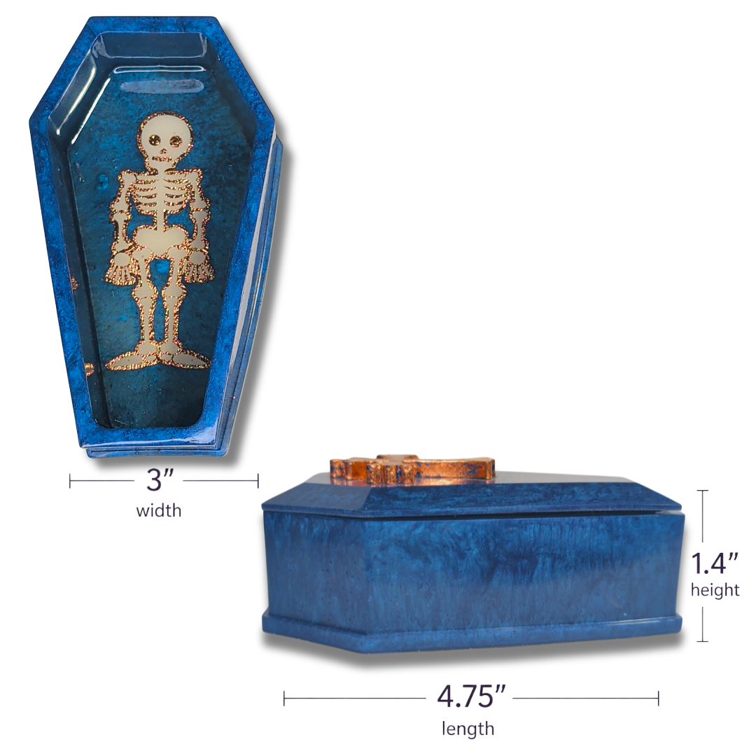 Saphire Heirloom Coffin Box