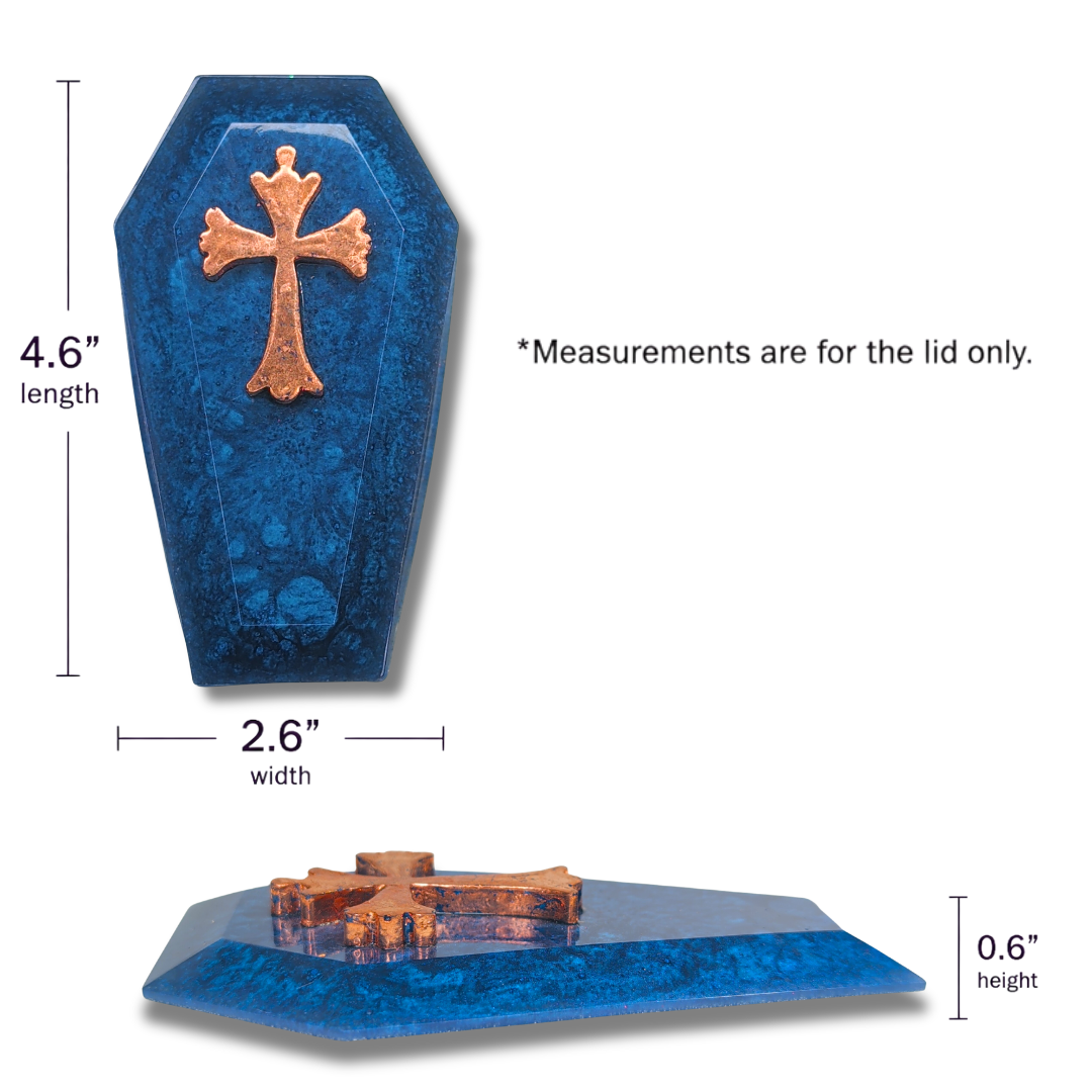 Saphire Heirloom Coffin Box