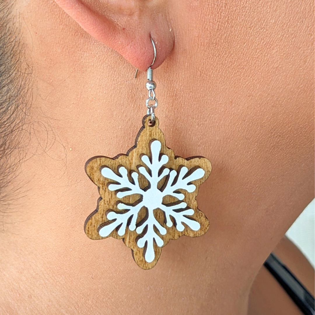 Cozy Christmas Cookie Earrings