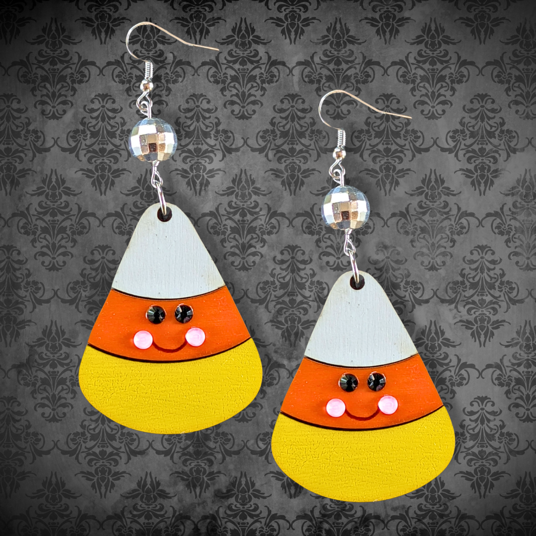 Hey Boo! Traditional Candy Corn Earrings