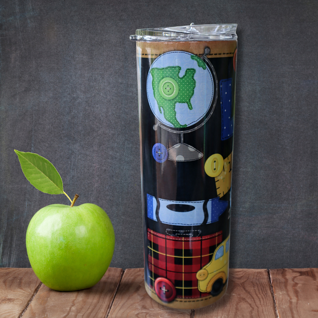 20 oz Old School Rules Scriptures Tumbler