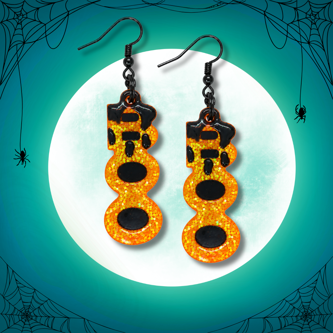 Spilled Midnight (BOO Earrings)