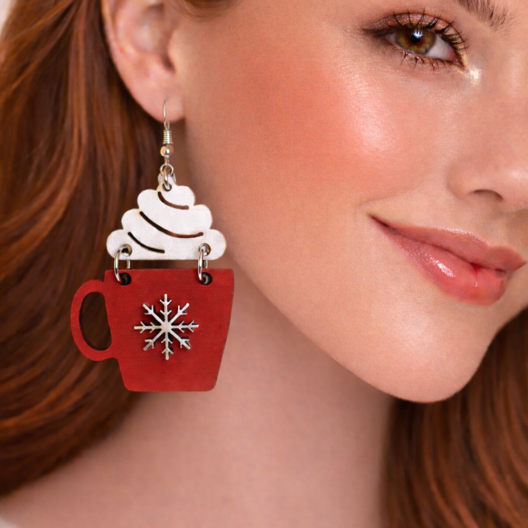 Cozy Cocoa Earrings (Cozy Christmas)