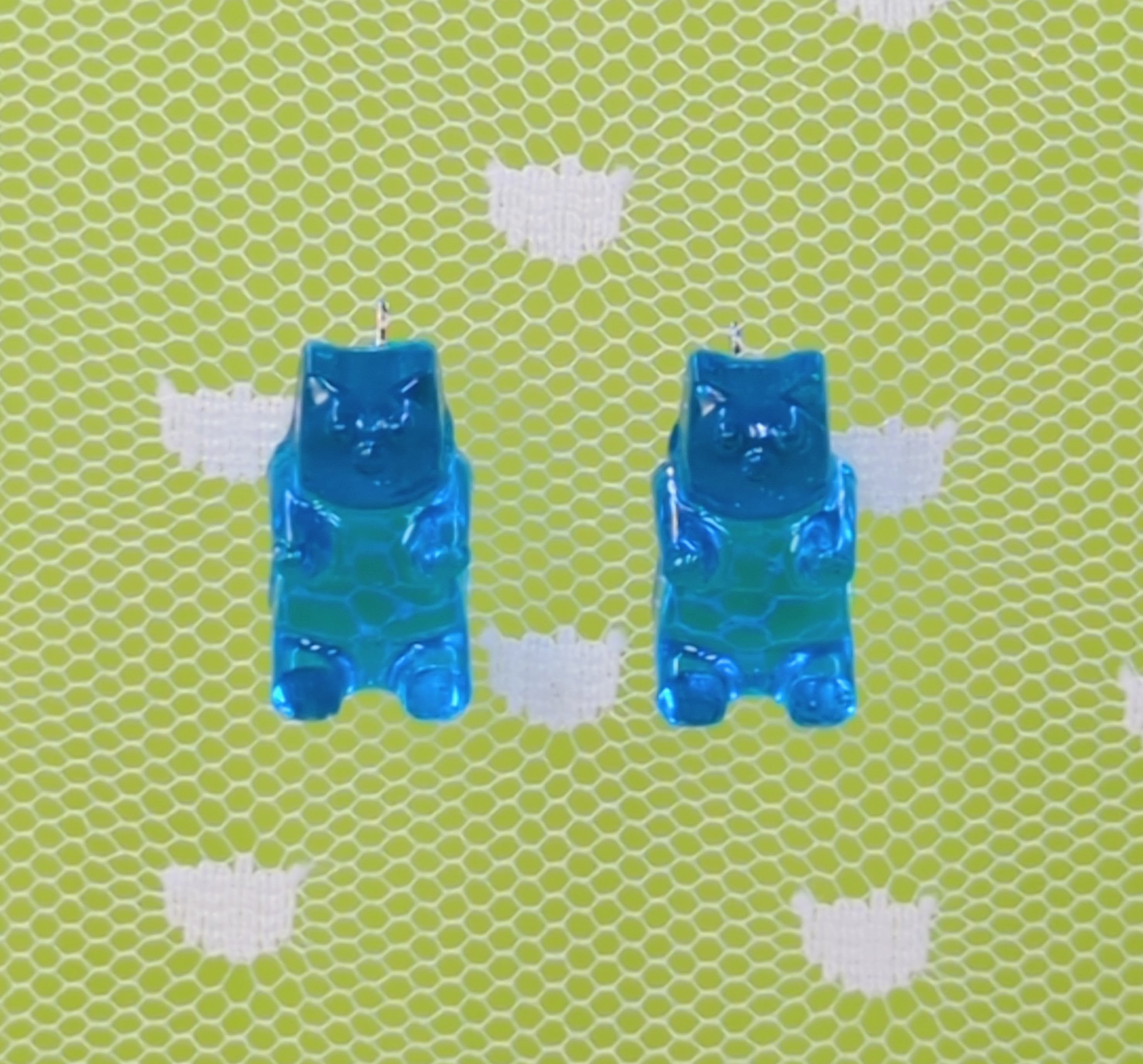 Gummy Bear Stud Resin Earrings