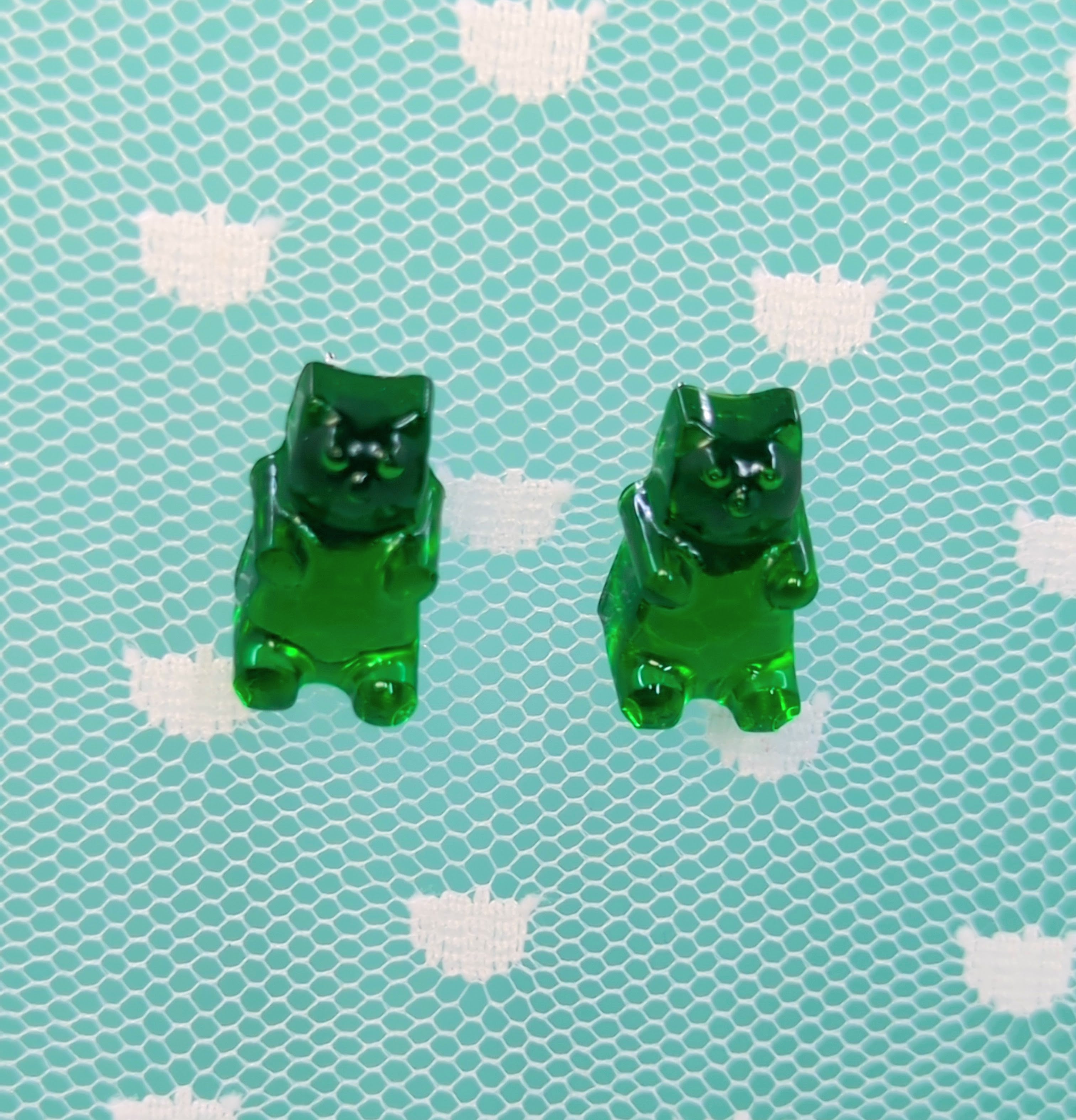 Gummy Bear Stud Resin Earrings