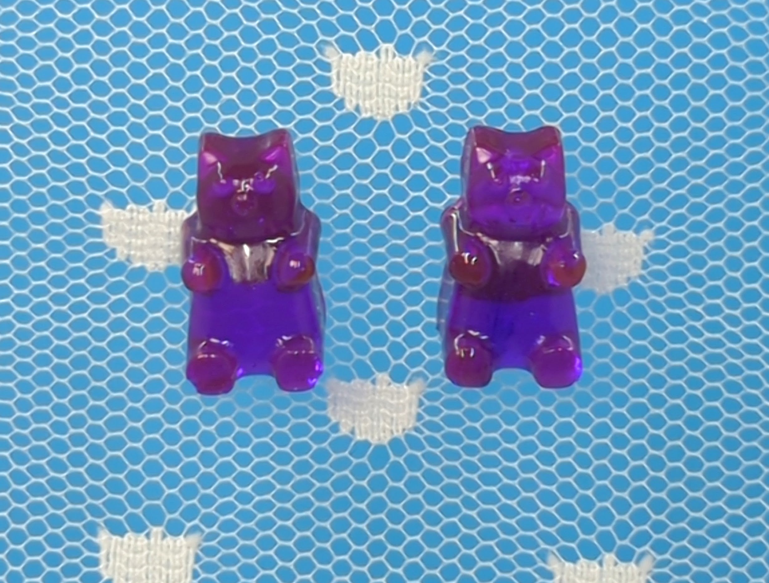 Gummy Bear Stud Resin Earrings