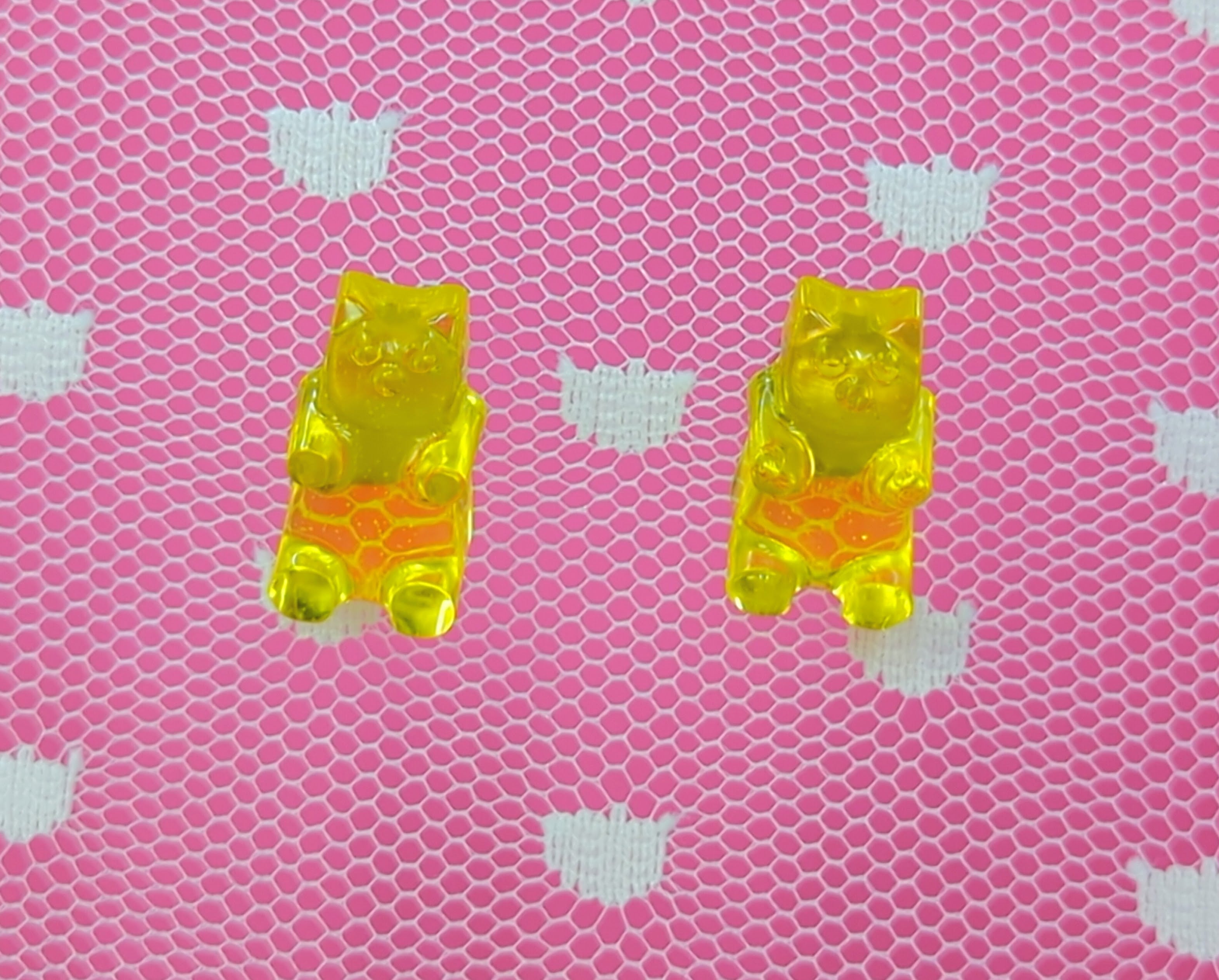 Gummy Bear Stud Resin Earrings