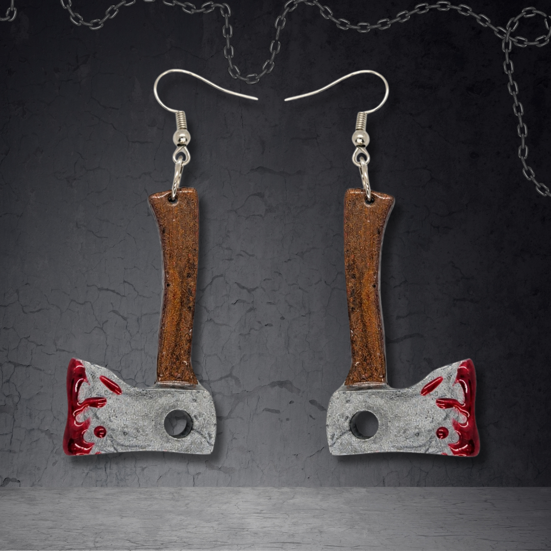 Axe-ident Waiting to Happen (Axe Earrings)