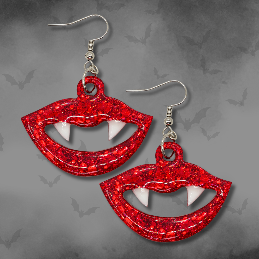 Fang Fatale (Vampire Teeth Earrings)