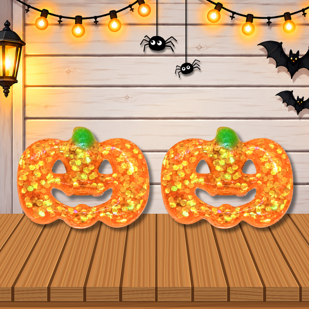 Gourd Vibes (Jack-O-Lantern Stud Earrings)