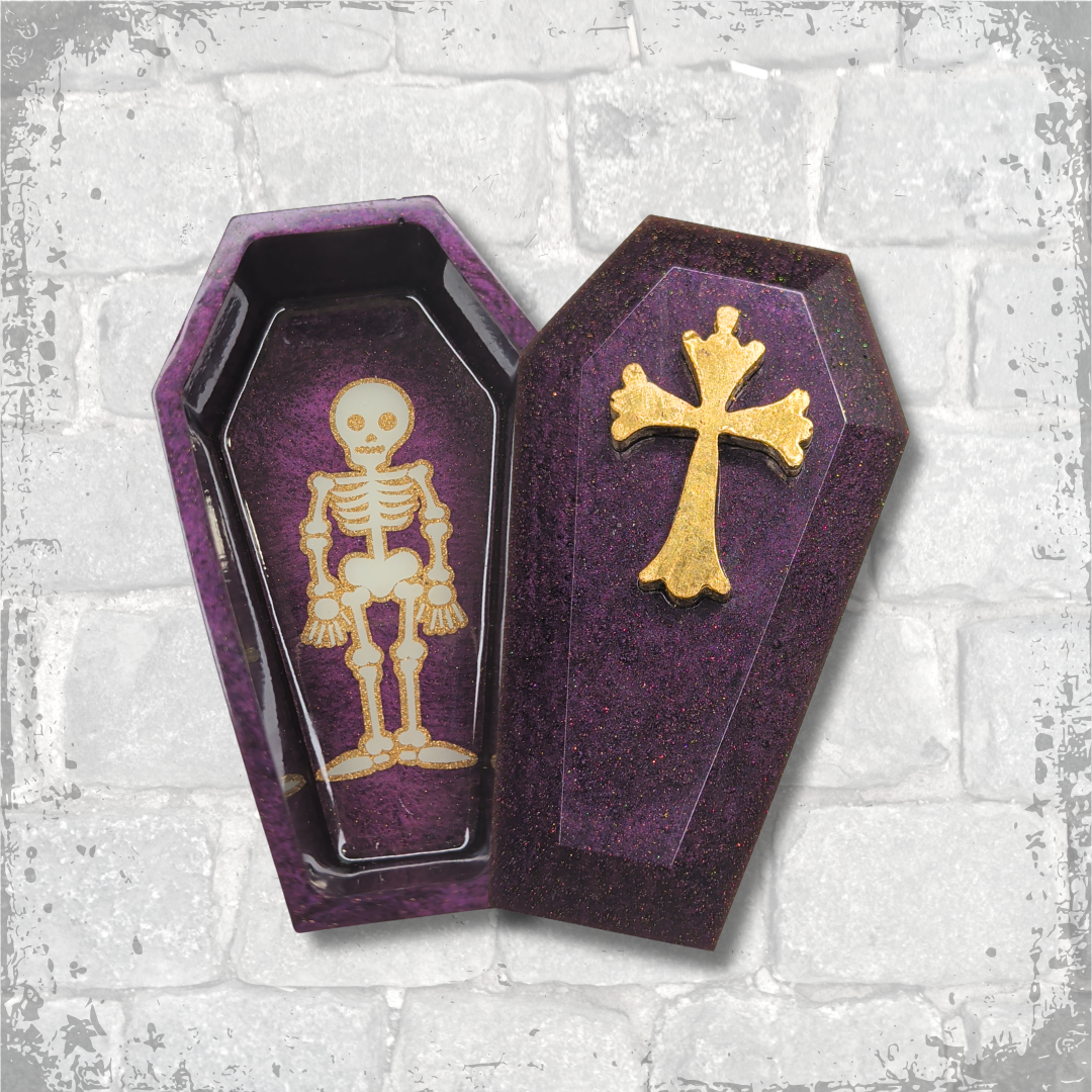 Amethyst Mourning (Coffin Container)