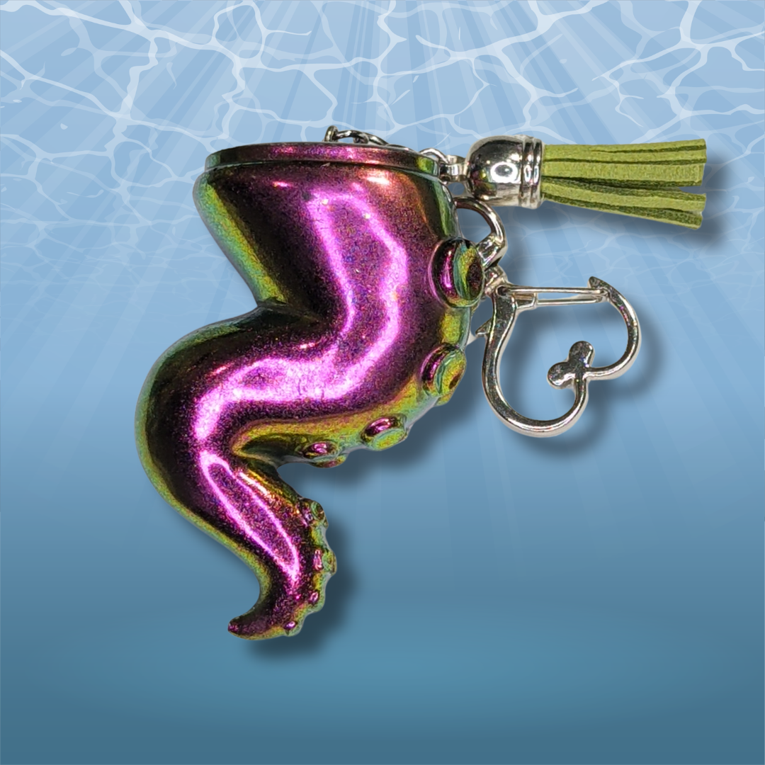 Leviathan's Lure Tentacle Resin Keychain