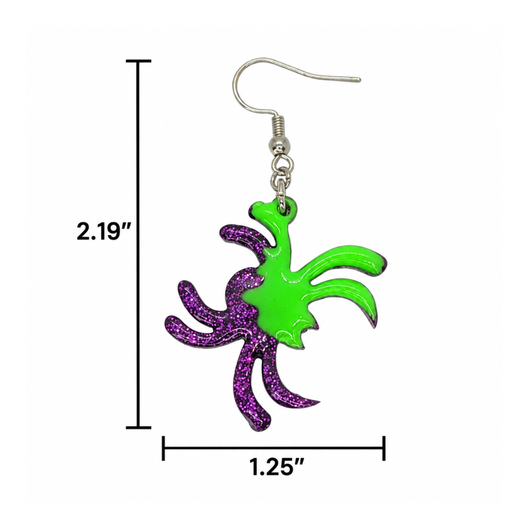 Lab Accident (Spider Earrings)