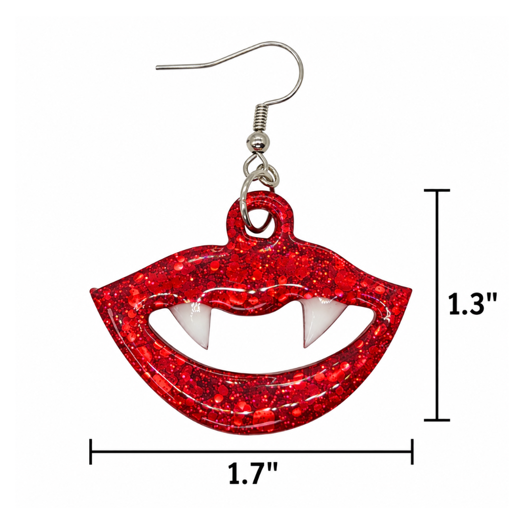 Fang Fatale (Vampire Teeth Earrings)