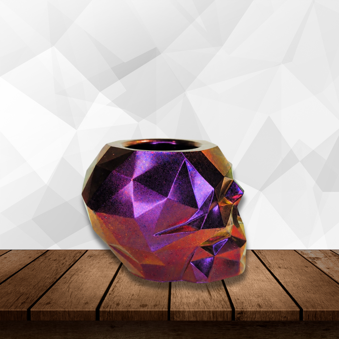 Pheonix Sunset Skull Dish
