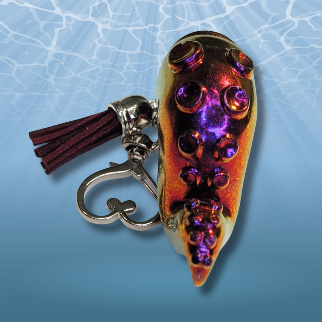 Kraken's Kiss Tentacle Resin Keychain