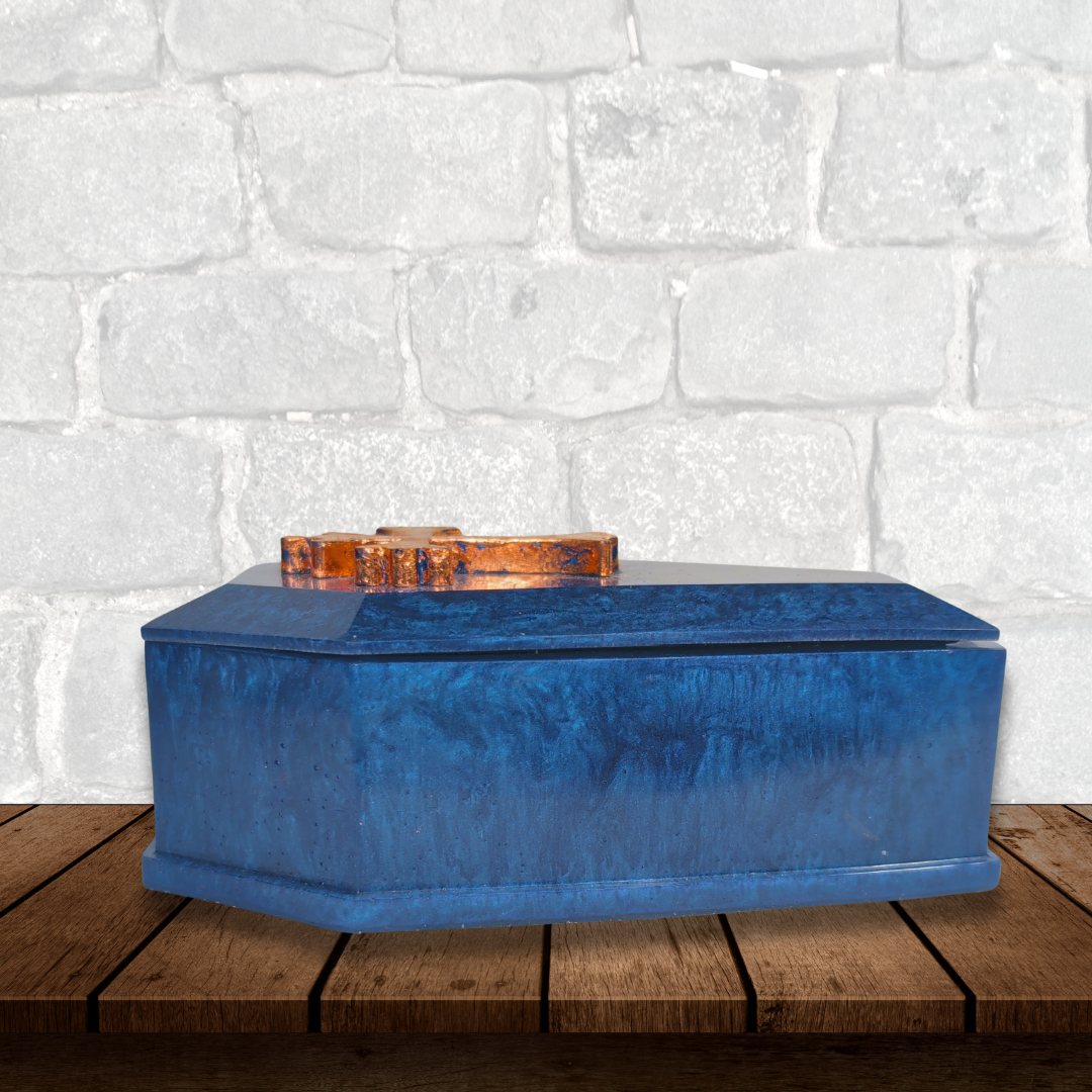 Saphire Heirloom Coffin Box