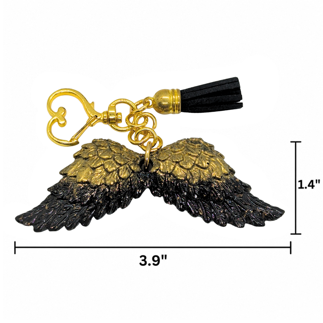 Midnight Majesty (Wing Keychain)