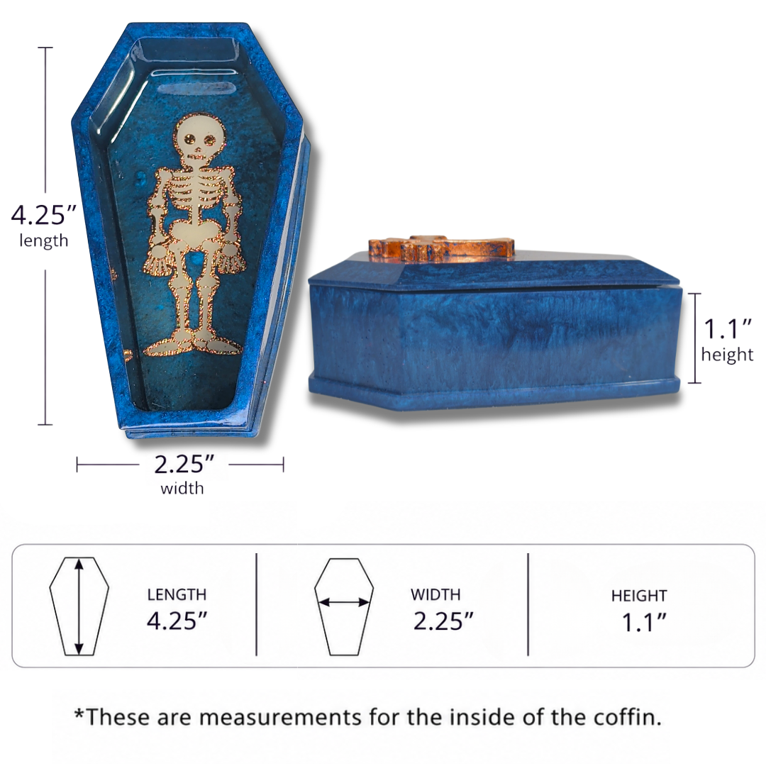 Saphire Heirloom Coffin Box