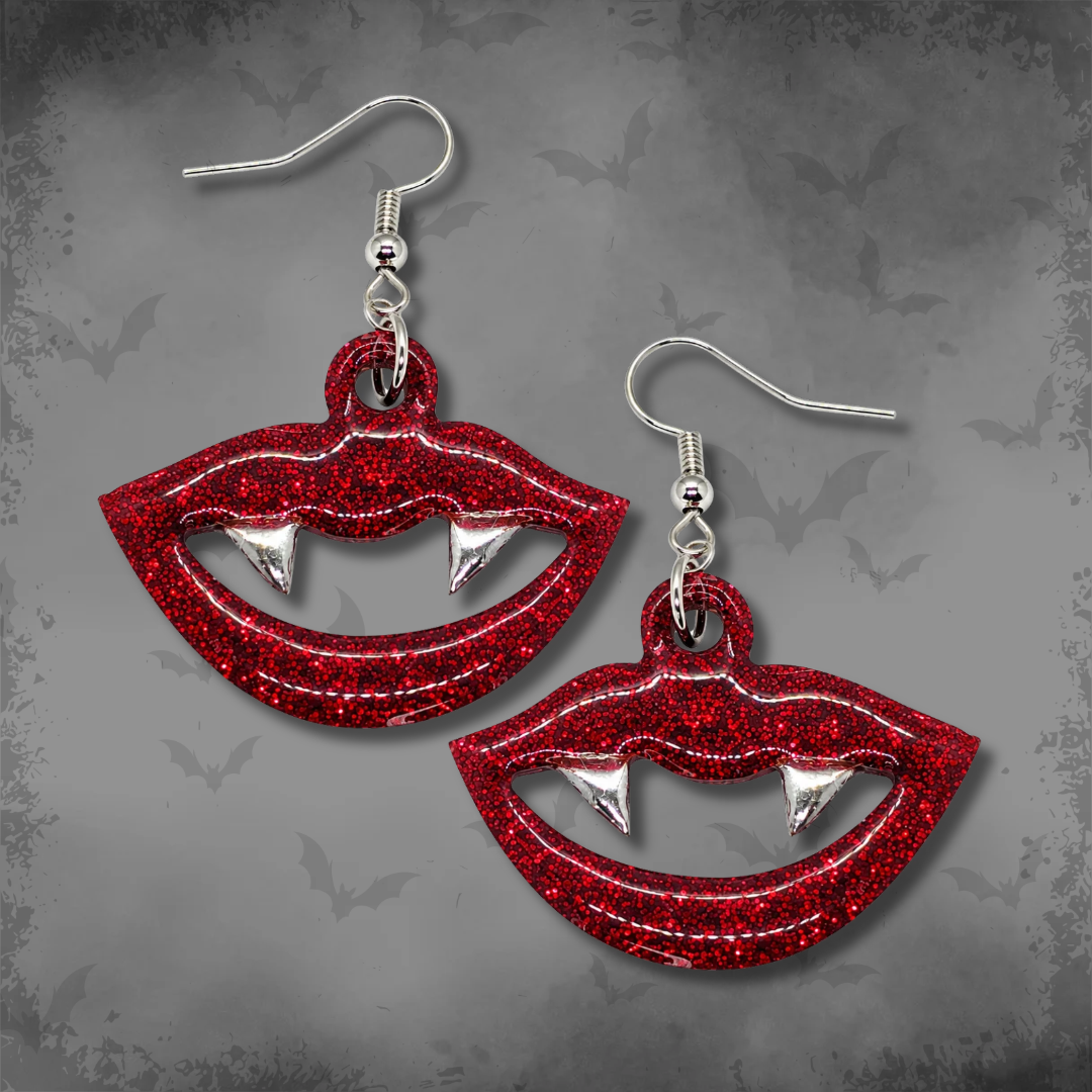 Bite Me (Vampire Teeth Earrings)