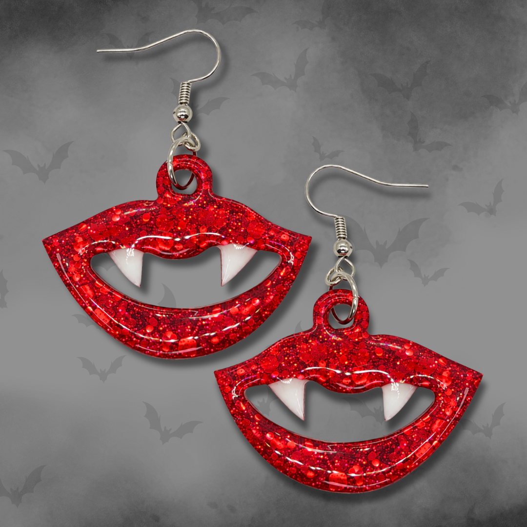 Fang Fatale (Vampire Teeth Earrings)