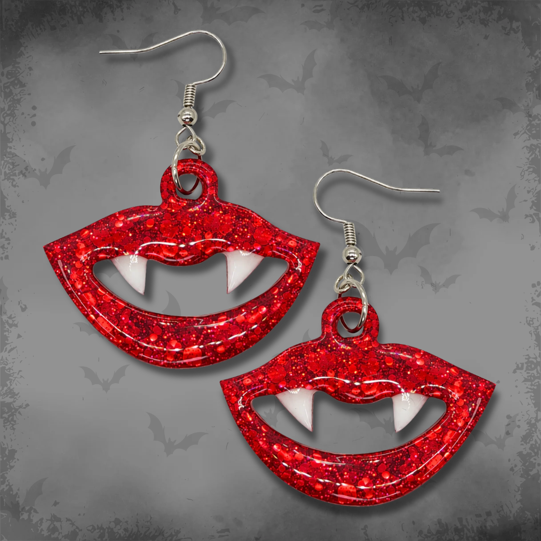 Fang Fatale (Vampire Teeth Earrings)
