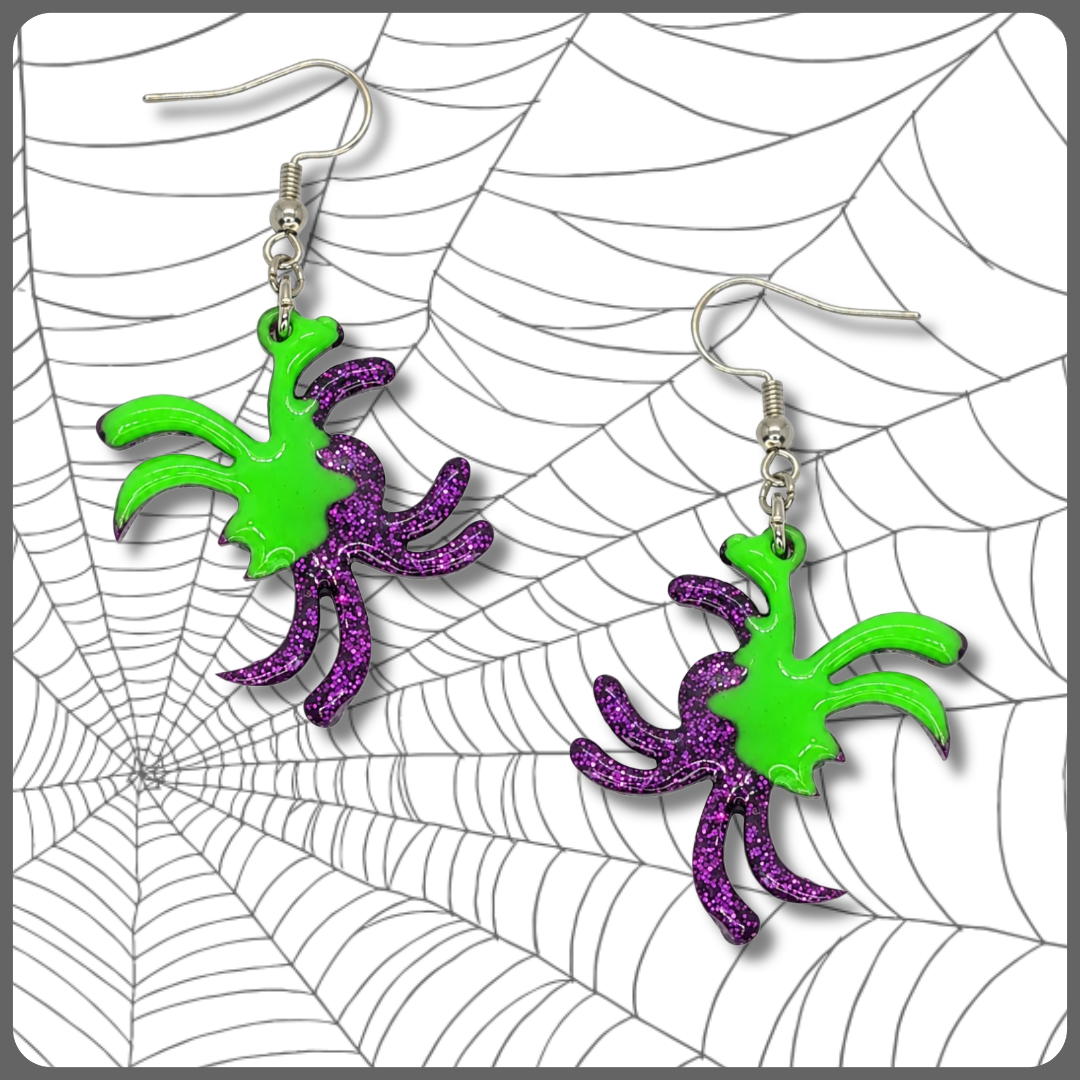 Lab Accident (Spider Earrings)