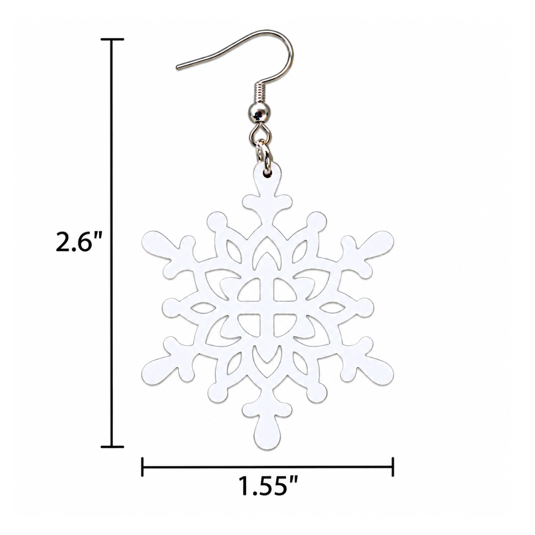 Winter Lace (Cozy Christmas Earrings)