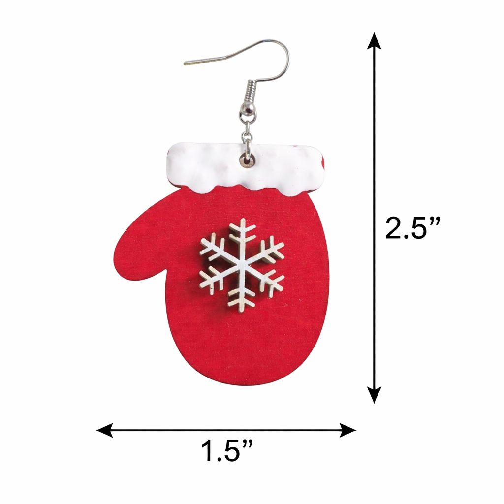 Merry Mittens Earrings (Cozy Christmas)